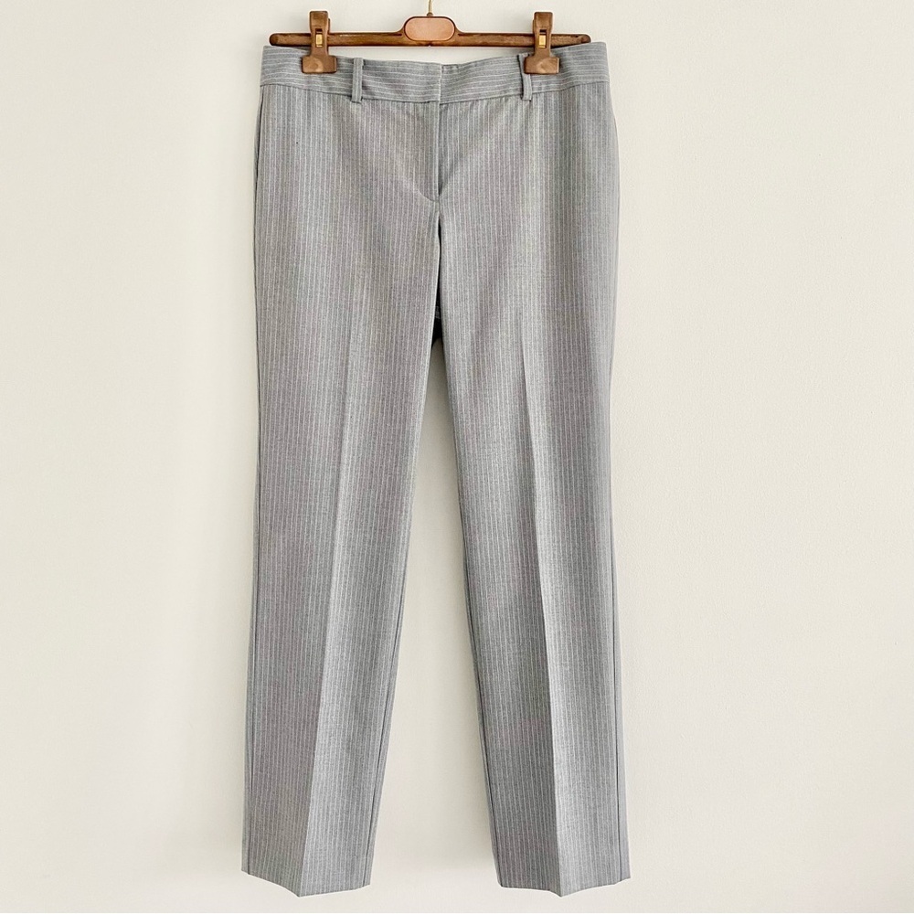 Ann Taylor Signature Grey Ankle Dress Pants Size 8P